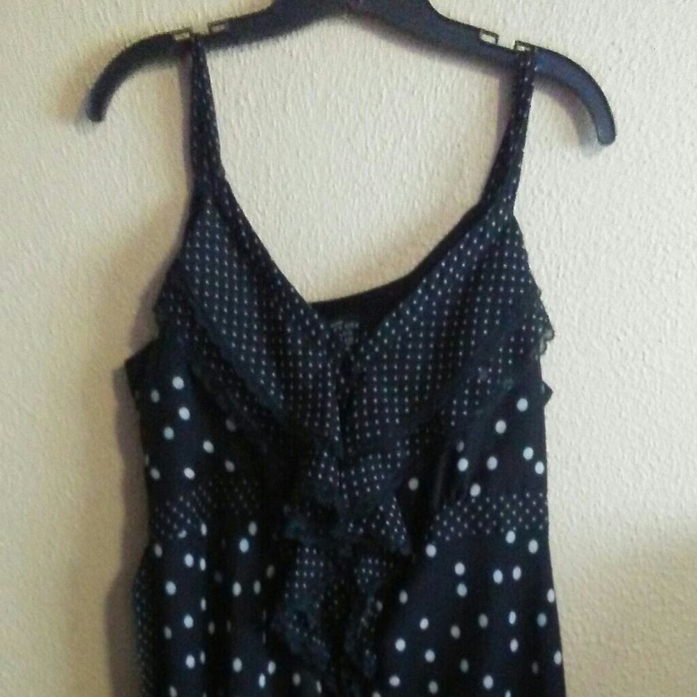 Polk a dot dress tank